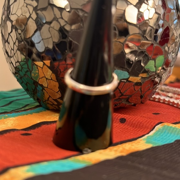 Silver925 Ring Titanite Asher cut one carat⭐️ - Picture 5 of 7